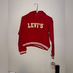 Levi's Bold Red Kids Hoodie Size M (8/10)
